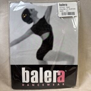 Balera Dancewear Convertible Tights, Style‎ T90C, Color-Lt. Suntan, Size LC NEW